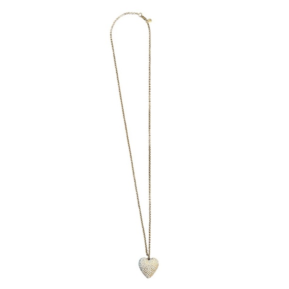 J. Crew Pave Heart Necklace - Picture 4 of 4